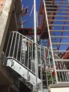 Montáž ocelového zábradlí a schodiště Německo Karlsruhe