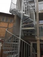 Montáž schodiště a zámečnických konstrukcí v Německu