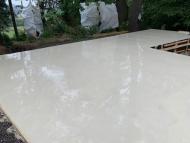 Realizace bílých betonů-terasa