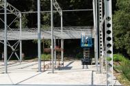 III. Etapa - výstavby sportovního areálu - výstavba ocelové konstrukce